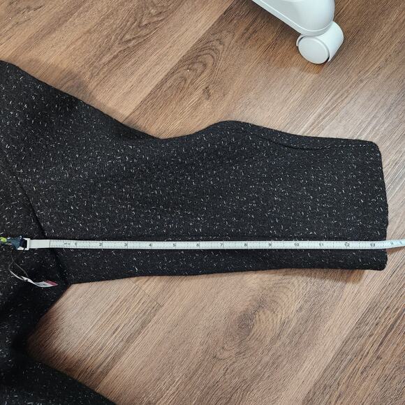 David Benjamin Collection Wool Coat 8 Black Classic Timeless Quiet Luxury Fall - Picture 9 of 9